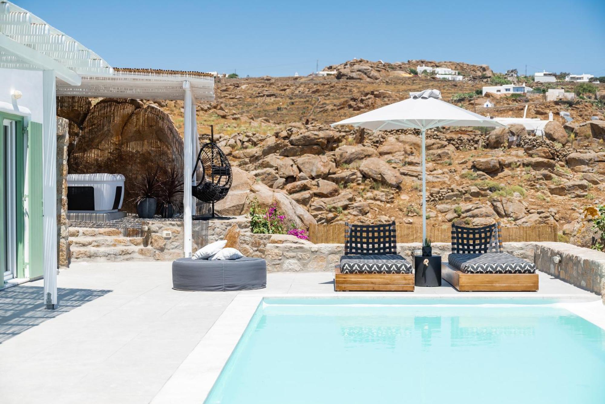Dioni Villa Mykonos Strand Paraga Exterior foto
